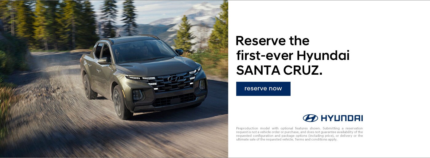 Reserve your 2022 Hyundai Santa Cruz at Conicelli Hyundai! Click to view features, options, and more...