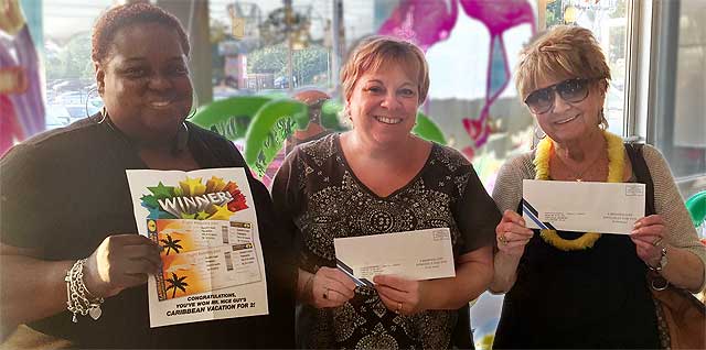 2015 I Spy Mr. Nice Guy Caribbean Vacation Contest Winners at Conicelli Autoplex