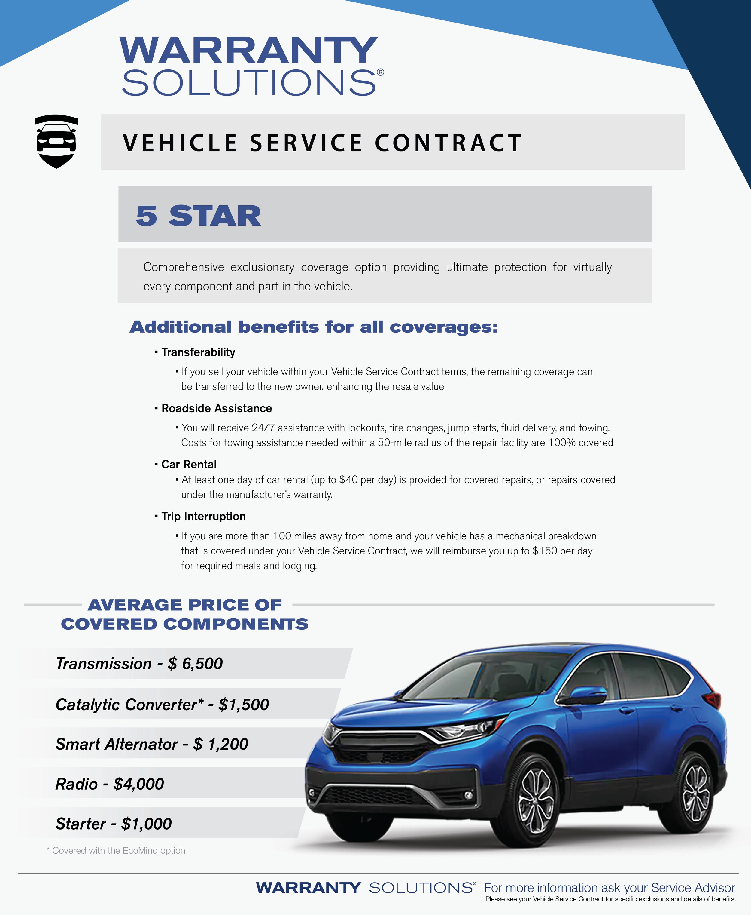 5-Star Vehicle Service Program