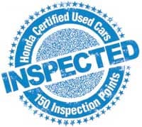 Honda Certified Used Cars - INSPECTED -
150 Inspection Points. Contact Conicelli Honda at 1-888-Conicelli.