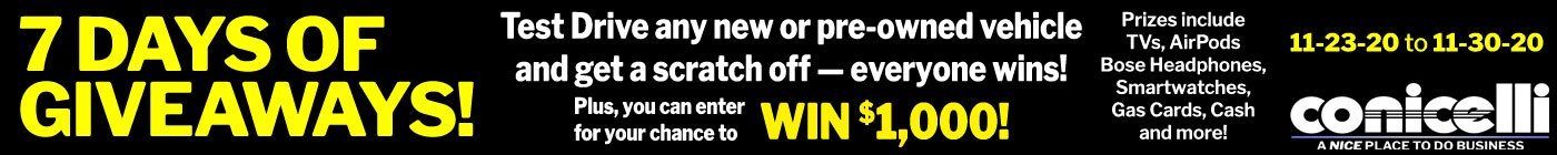 Take a test drive to reveal your Black Friday prize! Click for details...