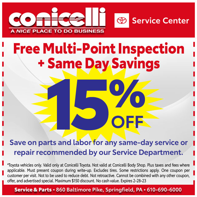 Conicelli Toyota Service Coupons | Conicelli Toyota of Springfield