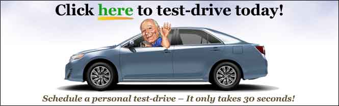 Click here to test-drive a Toyota today! Schedule a personal test-drive - It only takes 30 seconds!