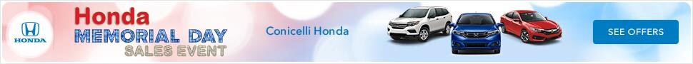 The Honda Memorial Day Sales Event is on now at Conicelli Honda!