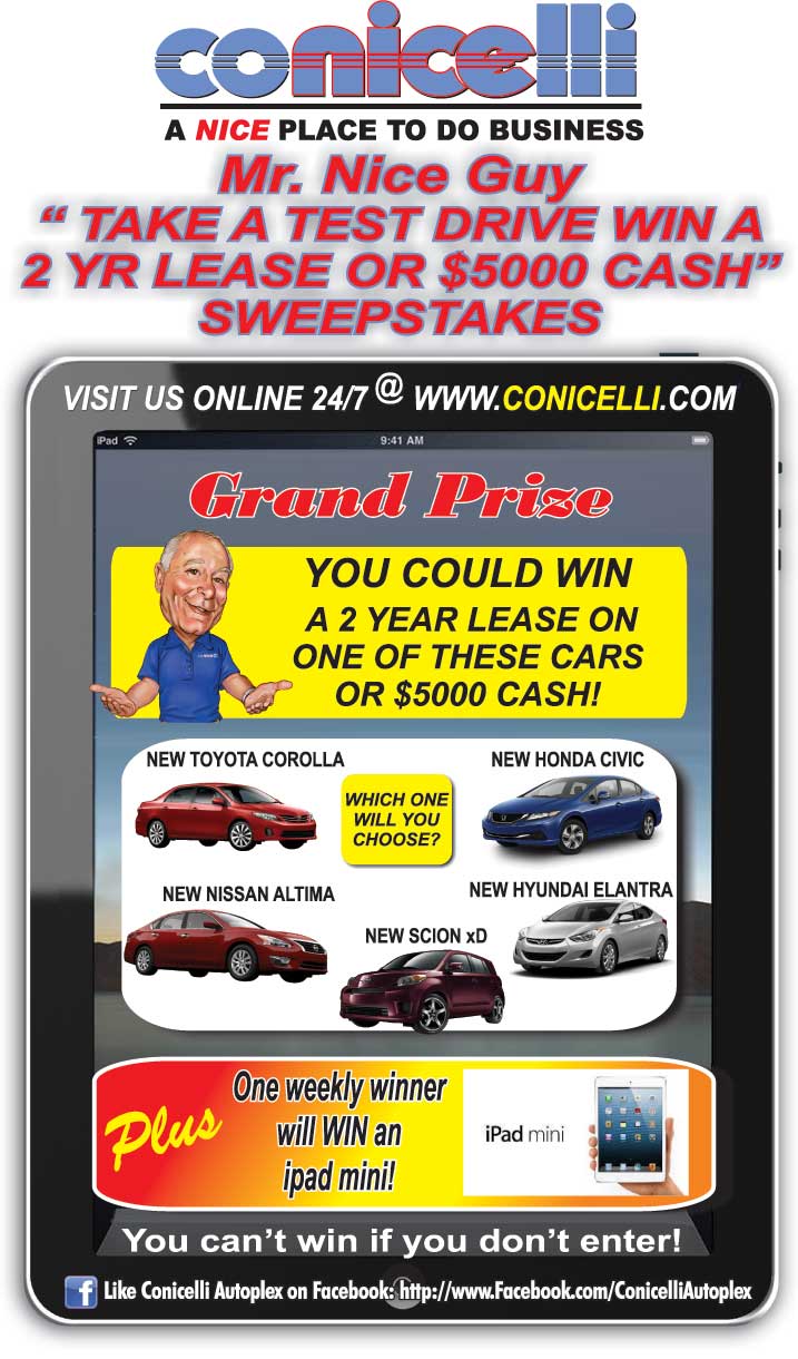 Win a 2-year lease or $5000 Cash!