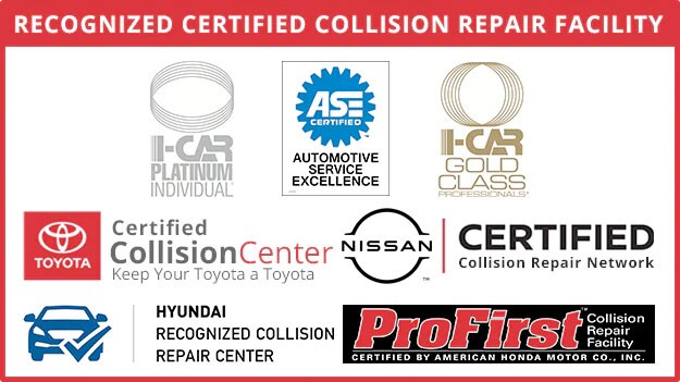 Conicelli Collision Center is a Recognized Certified Collision Repaor Facility!