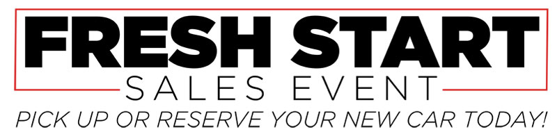 FRESH START Sales Event! Pickup or reserve your new car today!