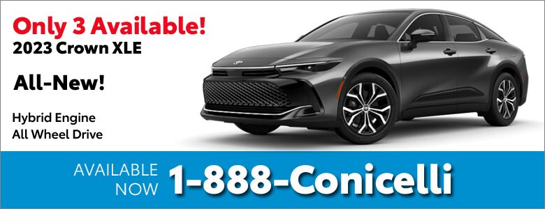 All-New 2023 Crown XLE available NOW at Conicelli Toyota of Conshohocken!