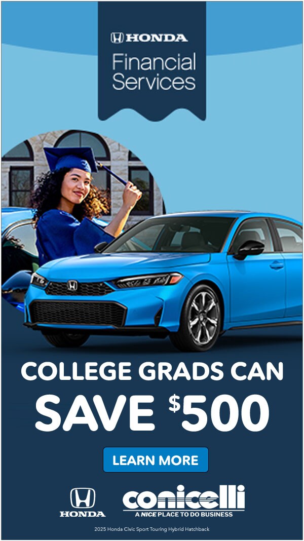 Learn more about the Honda Graduate Offer!