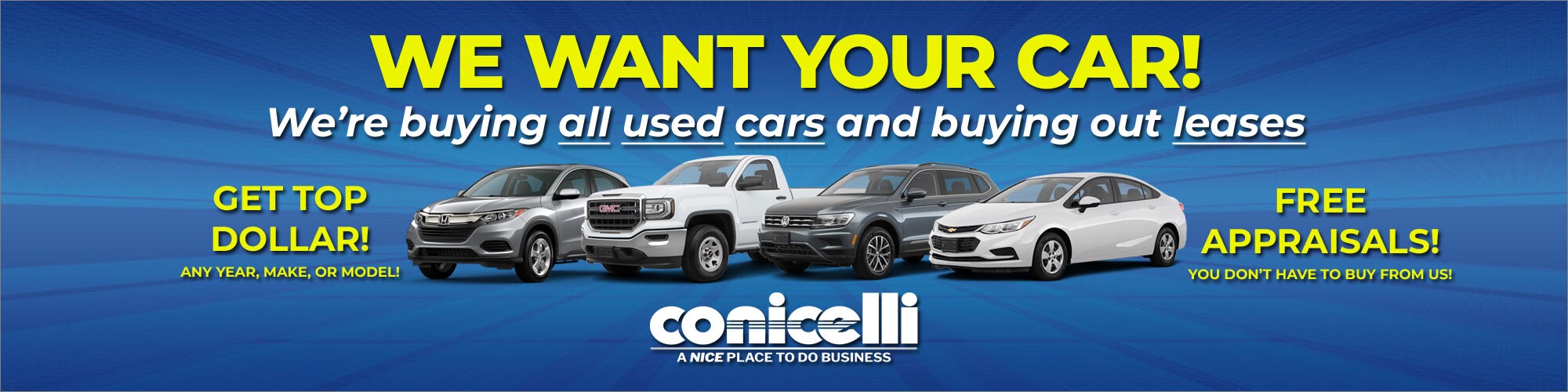Trade In & Upgrade Your Vehicle at Conicelli Autoplex in Conshohocken