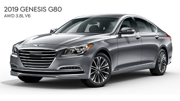 2019 Genesis G80 AWD 3.8L V6