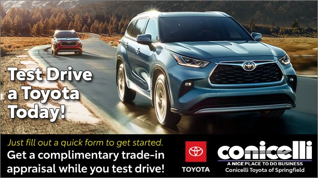 Test Drive a Toyota Today at Coniceli Toyota of Springfield!
