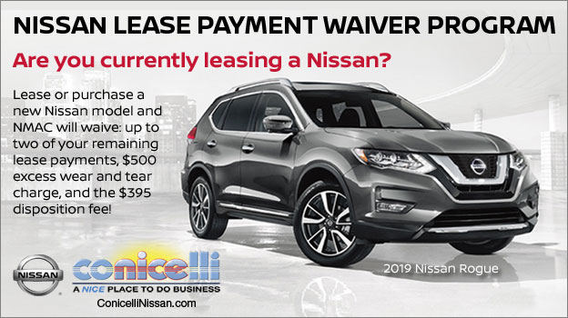 Great benefits when you re-lease with Nissan!