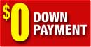 $0 Down Payment!