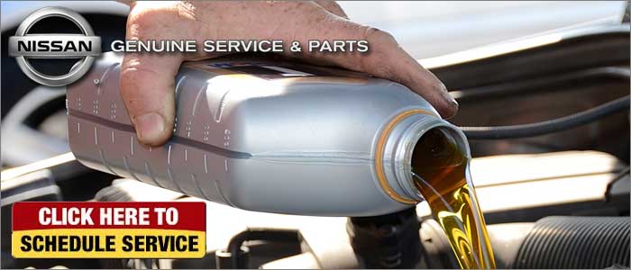 Chick to schedule Oil & Filter Service at Conicelli
Nissan in Conshohocken