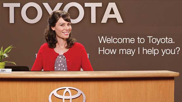 Welcome to Toyota! How may I help you