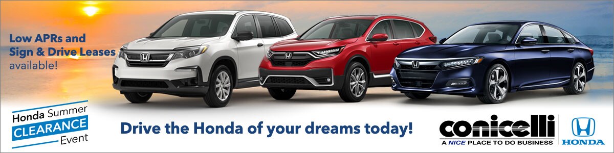 Get the Honda of your dreams duirng the Honda Summer Clearance Event!