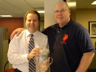 Dom Conicelli, Jr. and Ray Hoisington, General Manager of Conicelli Toyota of Conshohocken.