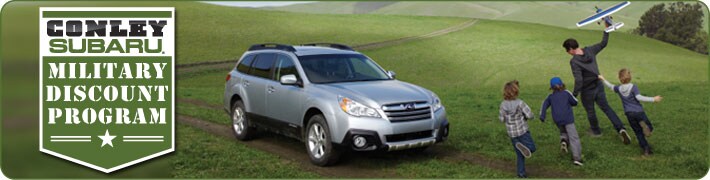 Conley Subaru Military Discount Program