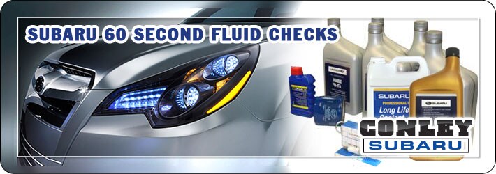 Subaru Fluid Checks