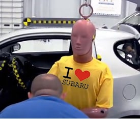 Crash Test Dummies Love Subaru