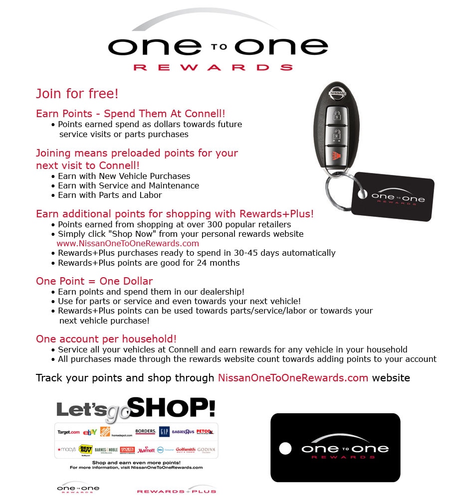 Nissan one to one rewards terms and conditions #2