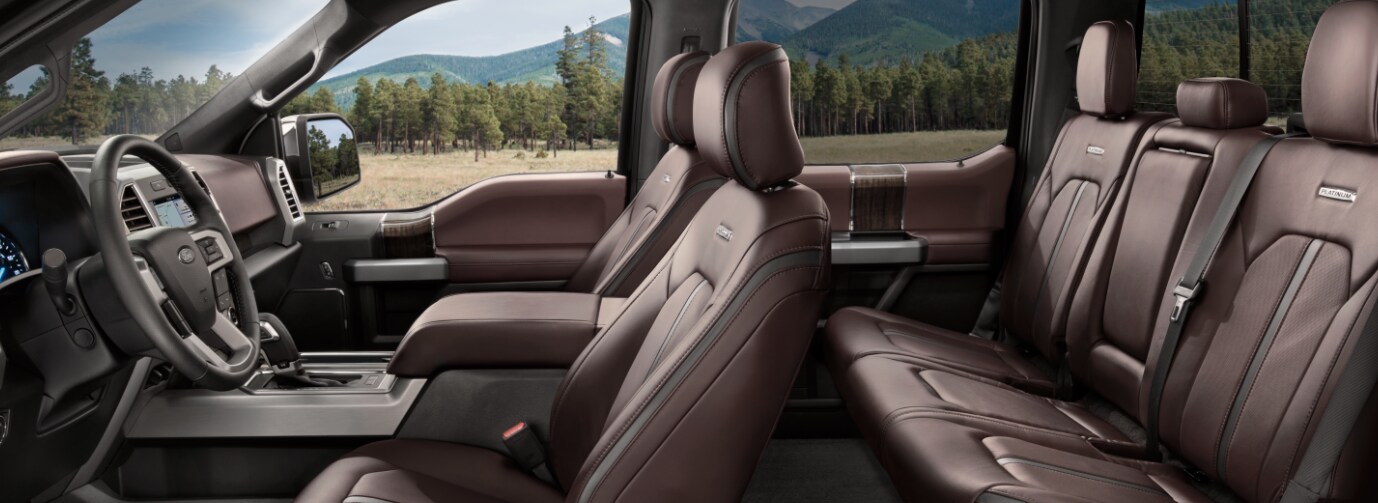 2017 Ford F-150 Platinum interior Houston