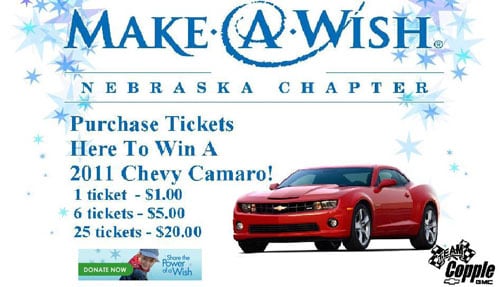 Make A Wish Foundation Raffle Tickets