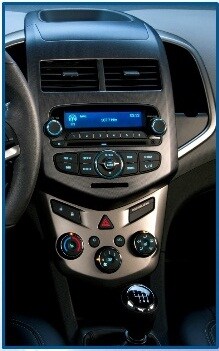 chevy sonic center stack