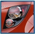 chevy sonic hatchback tail lamp view