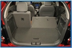 chevy sonic rear cargo room