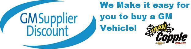 GM Supplier discount at Copple Chevrolet GMC.JPG