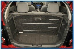 chevy sonic hatchback cargo room