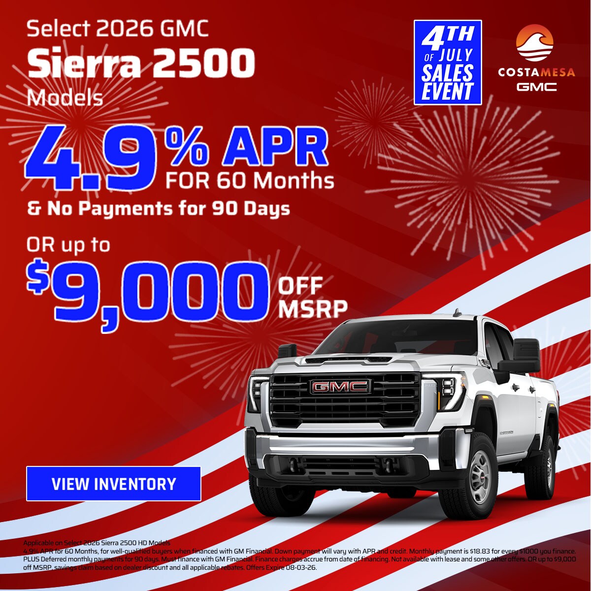 JUL2026_Slider_New_GMC_Sierra%202500%20HD_2026_Offer_APR%20%26%20MSRP_1200x1200_08-03-2026.jpg