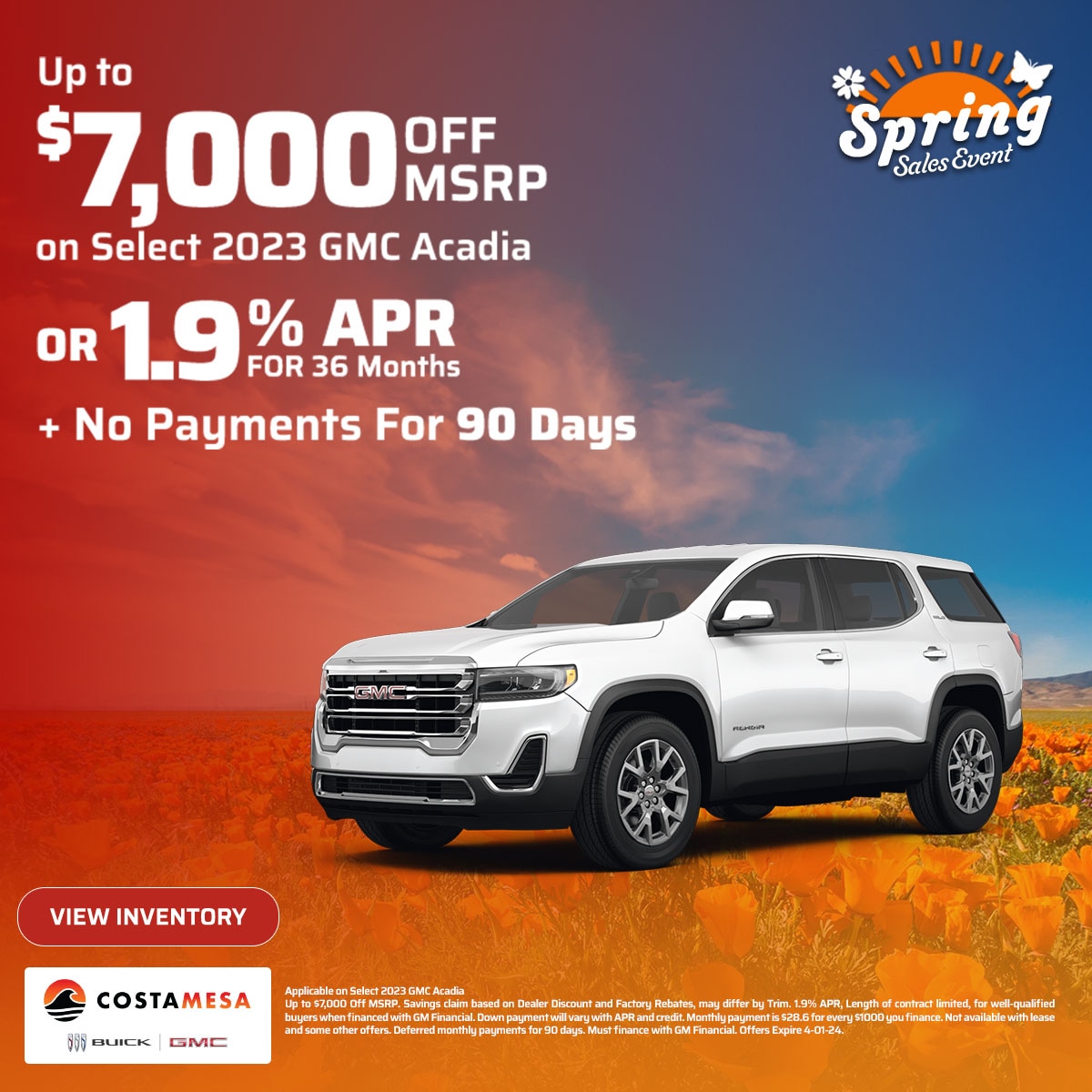 Suburban Buick Gmc Of Costa Mesa New Buick GMC Vehicle Specials In Costa Mesa | Costa Mesa Buick GMC