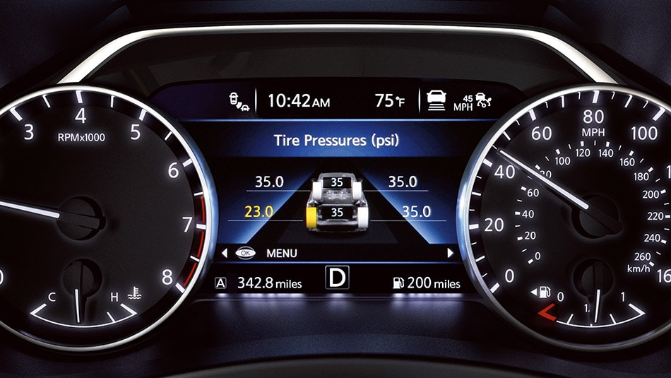 2016 Nissan Murano Dashboard Light Guide