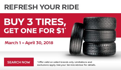 Spring Tire Promo at County Line Nissan