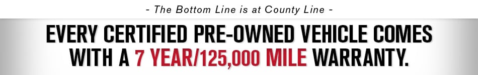 County Line Nissan Pre-Owned Warranty