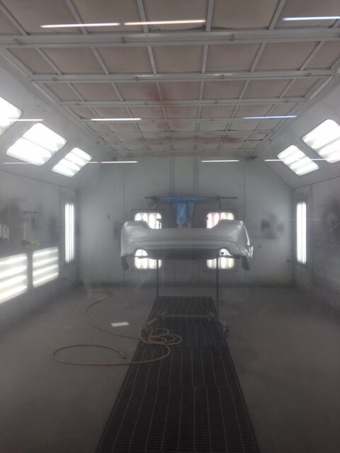 our collision center facilities inside our Middlebury collision center