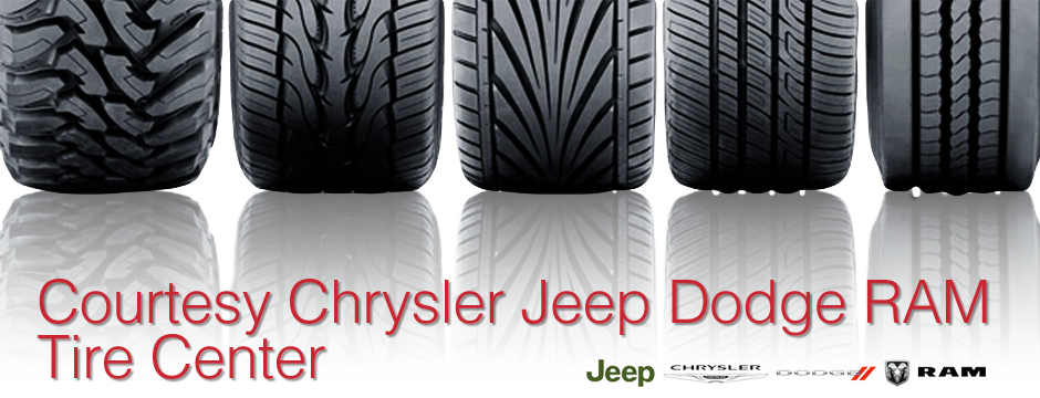 Buy Three, Get 1 Tire for $1 Tire Promotion at Courtesy CDJR