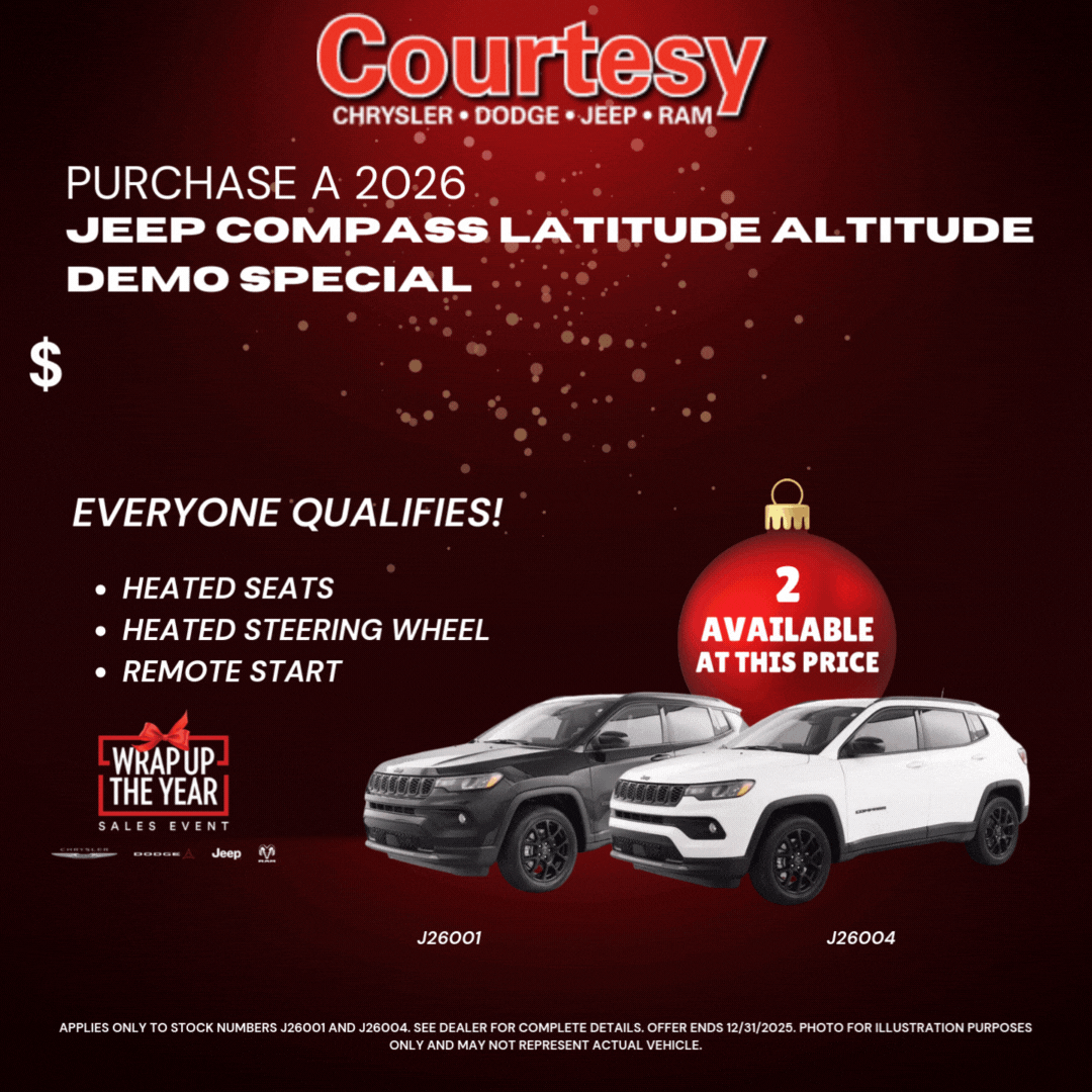 2026 Jeep Compass Latitude Altitude Demo