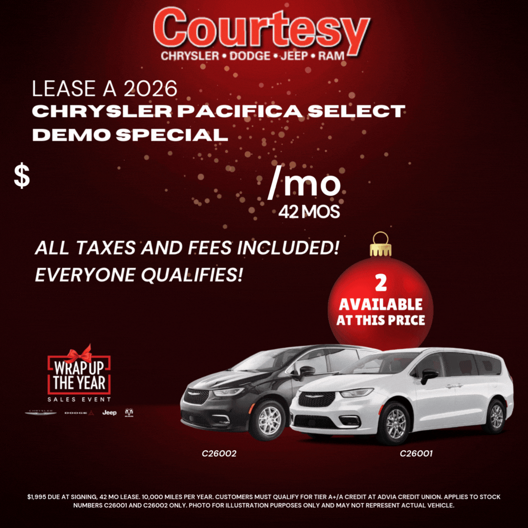2026 Chrysler Pacifica Select Demo