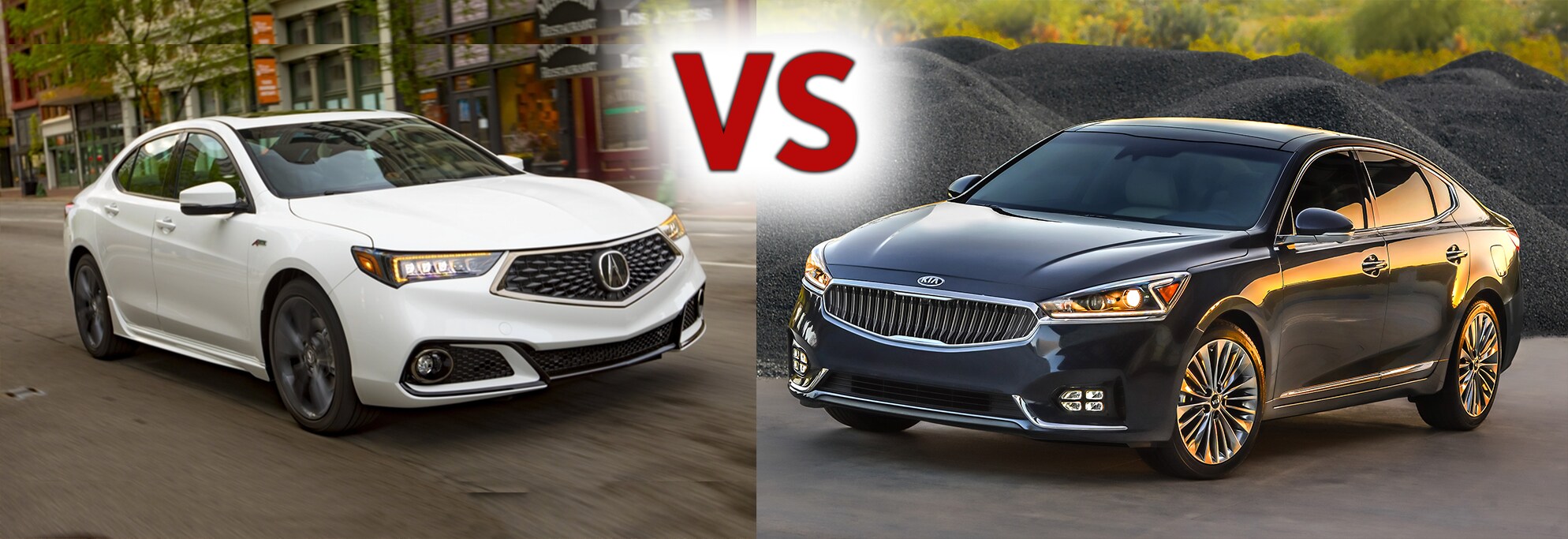 Cadenza vs TLX Kia Cadenza versus Acura TLX