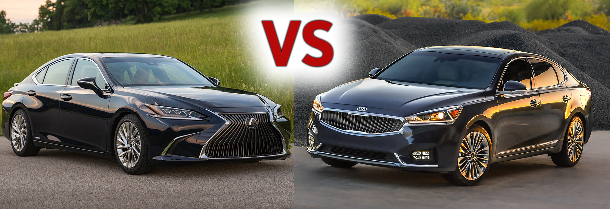 Cadenza vs ES Kia Cadenza versus Lexus ES