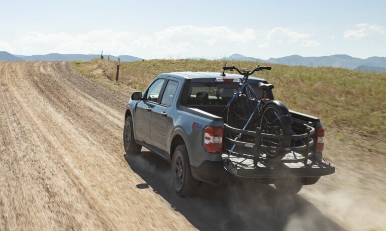 2023 Ford Maverick with bed in the bike