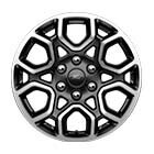 2023 Ford F-150 18-in. six-spoke machined aluminum wheels with gloss black-painted pockets
