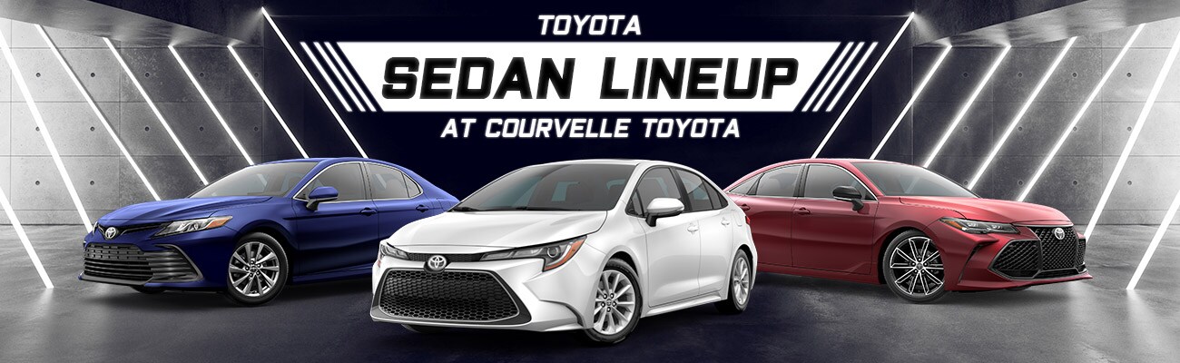 New Toyota Sedan Lineup At Courvelle Toyota In Lafayette, LA