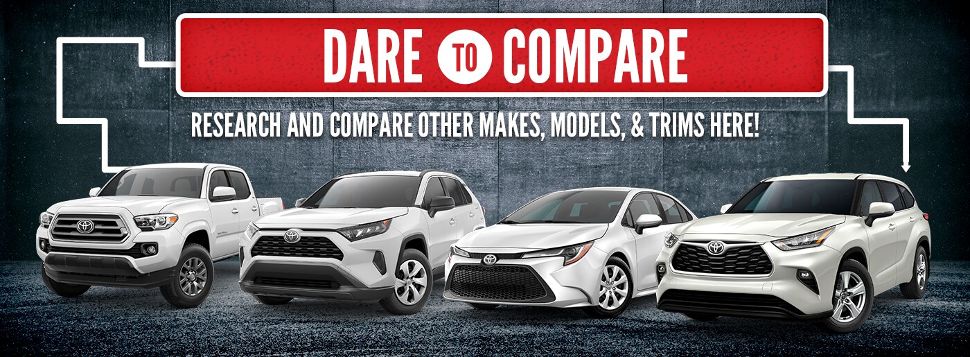 Compare Toyota Models At Courvelle Toyota In Lafayette, LA Compare Toyota Models At Courvelle Toyota In Lafayette, LA