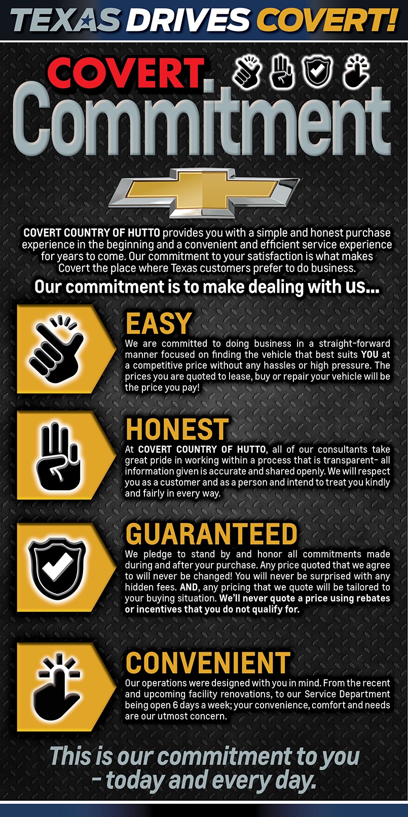 COVERT COMMITMENT