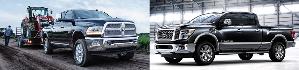 Ram 2500 vs Nissan Titan XD